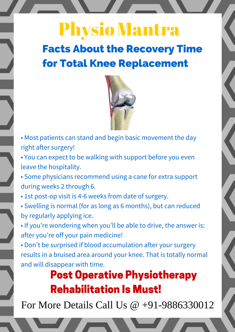 total hip replacement recovery timetable